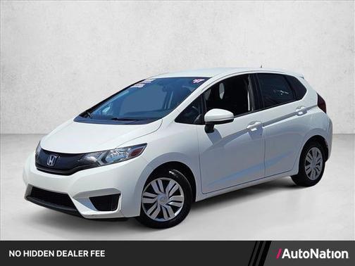 White 2017 Honda Fit LX