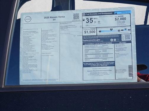 2025 Nissan Versa 1.6 SV