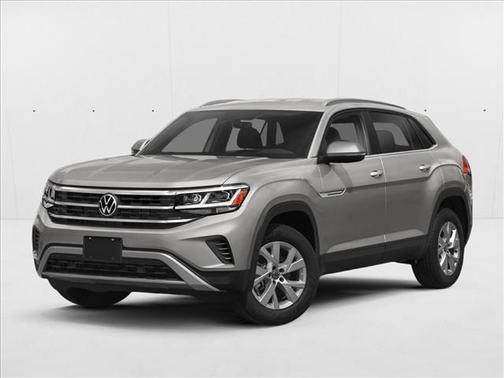 Silver/Gray 2021 Volkswagen Atlas Cross Sport 3.6L V6 SE w/Technology