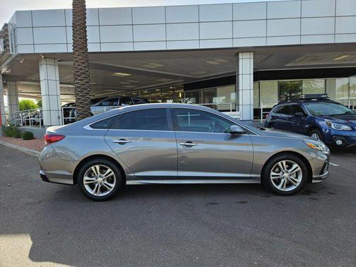 Machine Gray 2019 Hyundai SONATA SEL