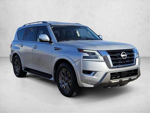 Brilliant Silver Metallic 2021 Nissan Armada SV 2WD