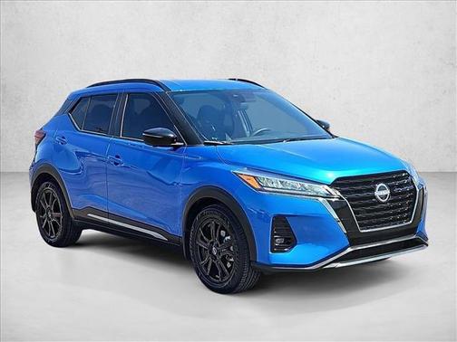 Electric Blue Metallic 2023 Nissan Kicks SR