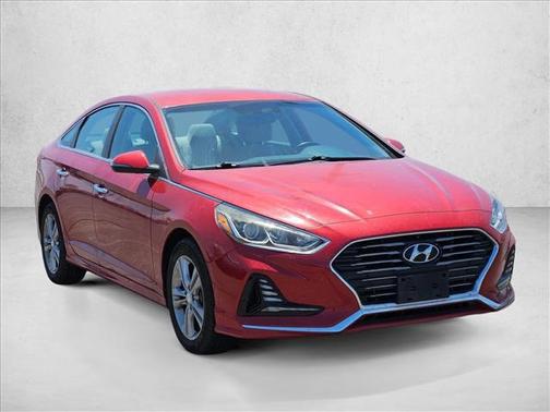 Scarlet Red 2018 Hyundai SONATA SEL