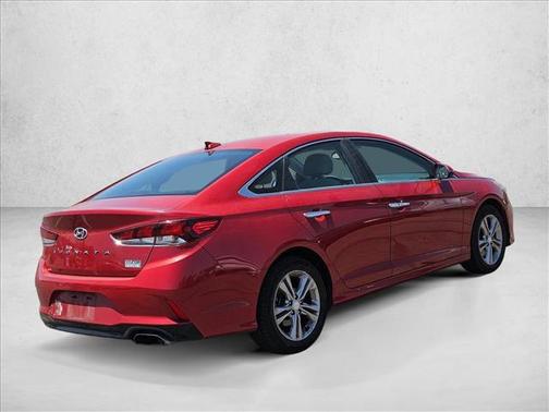 Scarlet Red 2018 Hyundai SONATA SEL