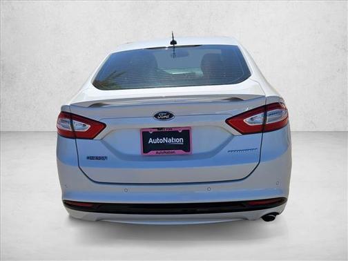 White Platinum Tri-Coat Metallic 2014 Ford Fusion Energi Titanium