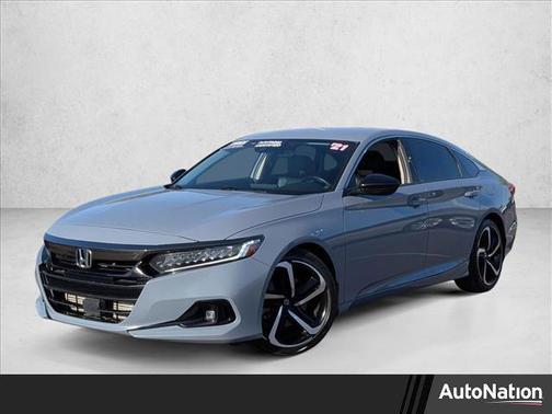 Sonic Gray Pearl 2021 Honda Accord Sport SE 1.5T
