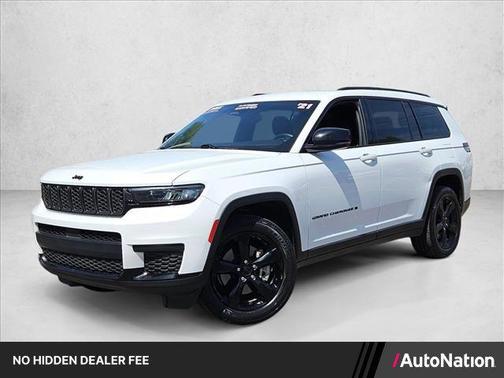 Bright White Clearcoat 2021 Jeep Grand Cherokee L Altitude