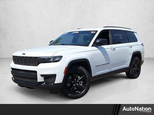 Bright White Clearcoat 2021 Jeep Grand Cherokee L Altitude