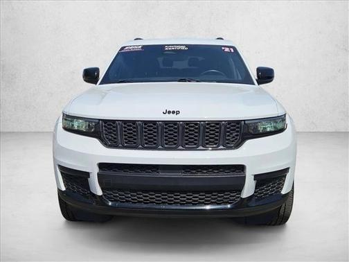 Bright White Clearcoat 2021 Jeep Grand Cherokee L Altitude