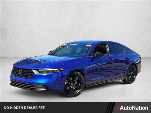 Blue 2024 Honda Accord Hybrid Sport-L