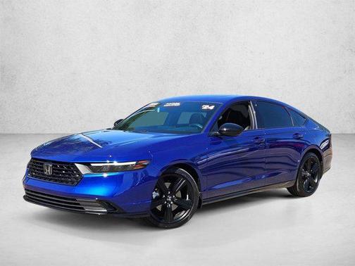 Blue 2024 Honda Accord Hybrid Sport-L