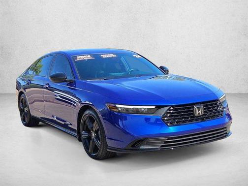 Blue 2024 Honda Accord Hybrid Sport-L