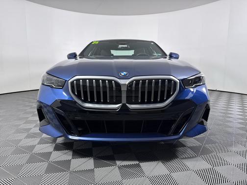Blue 2025 BMW 540 i xDrive