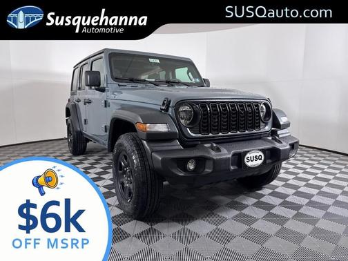 Gray 2026 Jeep Wrangler Sport