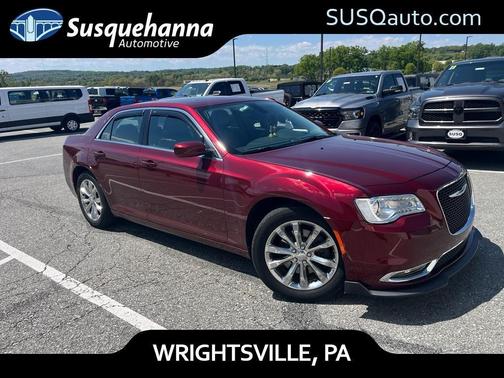 Red 2017 Chrysler 300 Limited
