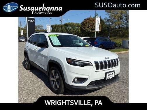 White 2022 Jeep Cherokee Limited