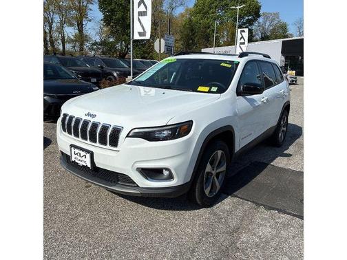 White 2022 Jeep Cherokee Limited