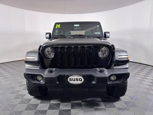 Black 2024 Jeep Wrangler Sport