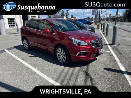 Red 2017 Buick Envision Premium II