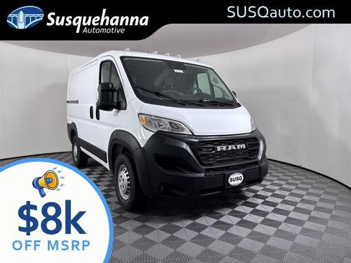 White 2026 RAM ProMaster 1500 Low Roof