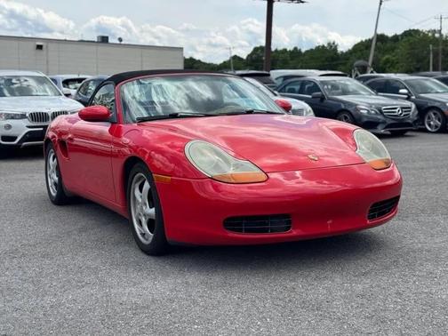 Red 1999 Porsche Boxster