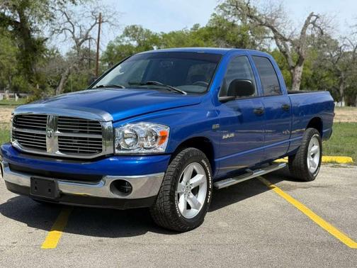Blue 2008 Dodge Ram 1500 SLT Quad Cab