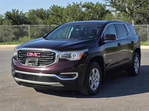 Burgundy 2017 GMC Acadia SLE-1
