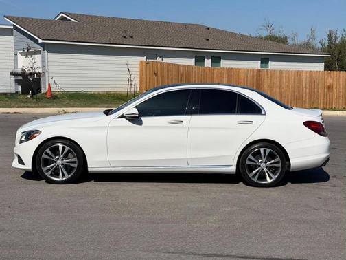 White 2016 Mercedes-Benz C-Class 300