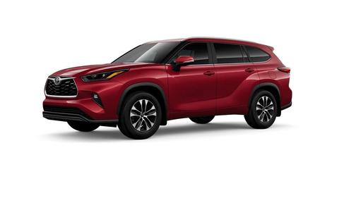 Red 2026 Toyota Highlander XLE