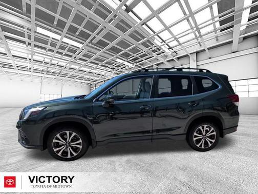 Green 2023 Subaru Forester Limited