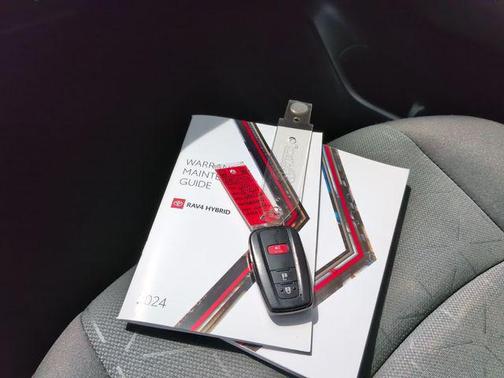 Ice Cap/Midnight Black Metallic 2024 Toyota RAV4 Hybrid Woodland Edition