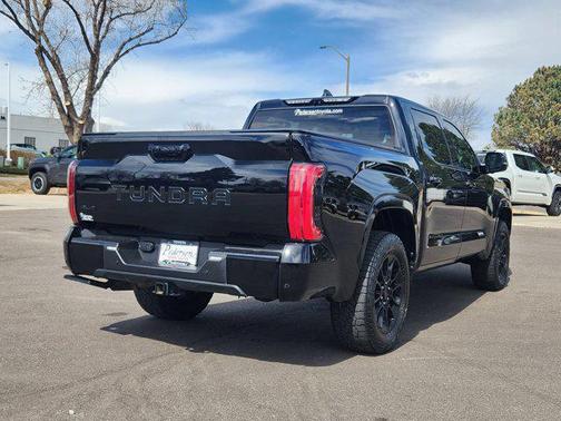Midnight Black Metallic 2023 Toyota Tundra Hybrid Platinum
