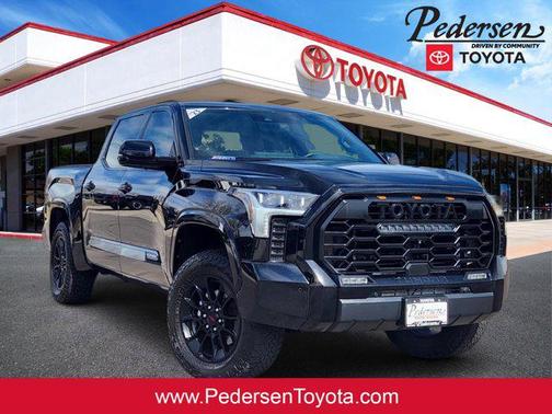 Midnight Black Metallic 2023 Toyota Tundra Hybrid Platinum