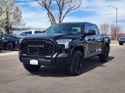 Midnight Black Metallic 2023 Toyota Tundra Hybrid Platinum