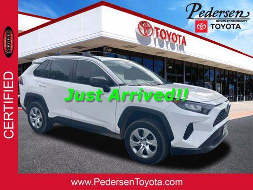 Super White 2020 Toyota RAV4 LE