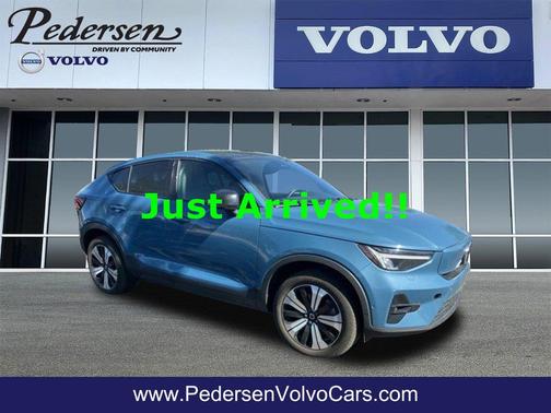 Fjord Blue Metallic 2023 Volvo C40 Recharge Pure Electric Twin Plus