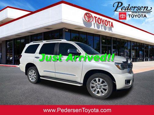 Blizzard Pearl 2018 Toyota Sequoia Platinum