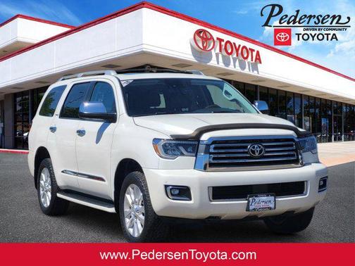 Blizzard Pearl 2018 Toyota Sequoia Platinum