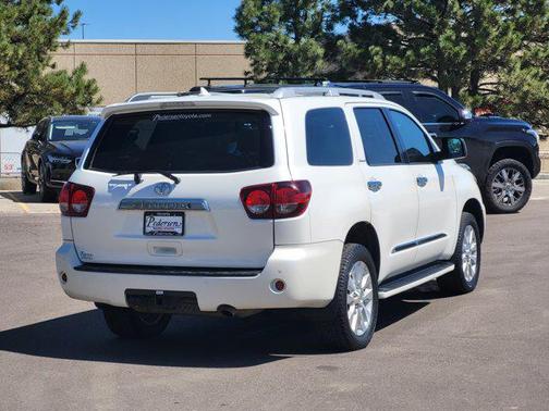 Blizzard Pearl 2018 Toyota Sequoia Platinum