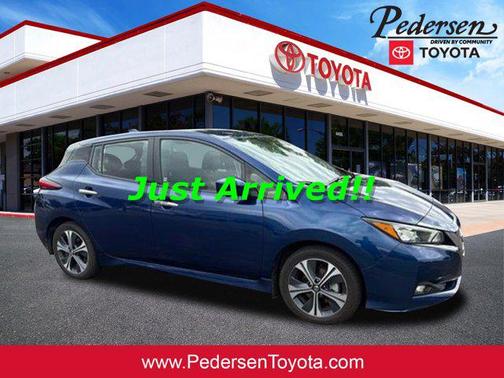 Deep Blue Pearl 2022 Nissan Leaf SV PLUS 62 kWh