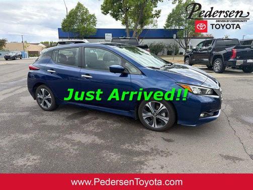 Deep Blue Pearl 2022 Nissan Leaf SV PLUS 62 kWh