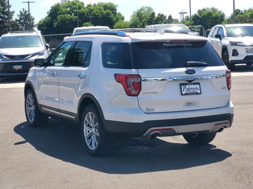 White Platinum Clearcoat Metallic 2017 Ford Explorer Limited