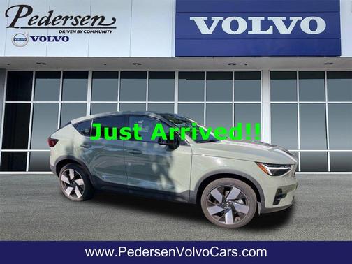 Sage Green Metallic 2023 Volvo C40 Recharge Pure Electric Twin Ultimate