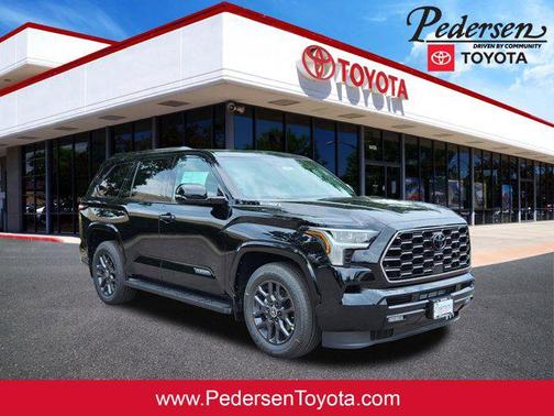 Midnight Black Metallic 2026 Toyota Sequoia Platinum