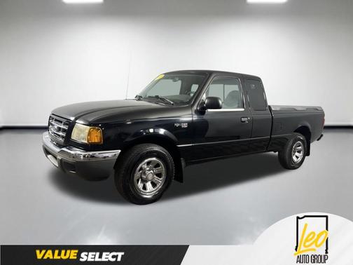 Black Clearcoat 2001 Ford Ranger XLT SuperCab