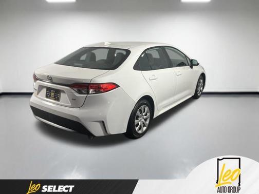 White 2022 Toyota Corolla LE