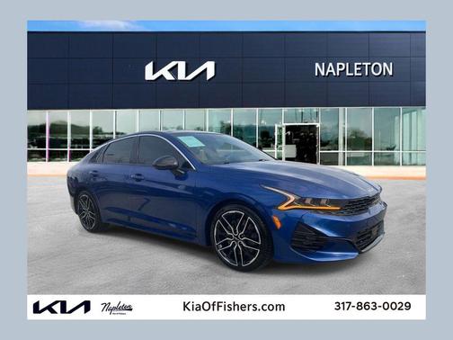 Sapphire Blue 2022 Kia K5 GT