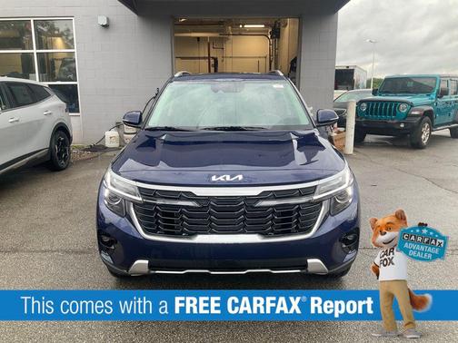 Dark Ocean Blue 2025 Kia Seltos EX