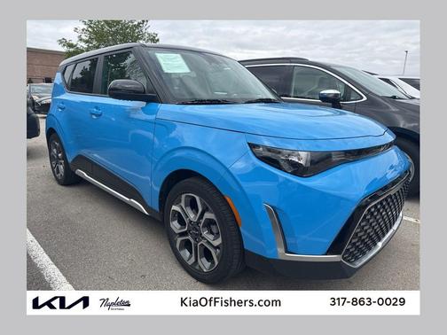 Surf Blue/Black 2025 Kia Soul EX