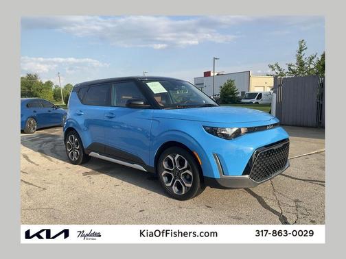 Surf Blue/Black 2025 Kia Soul EX